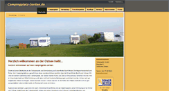 Desktop Screenshot of campingplatz-jordan.de