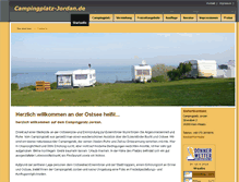 Tablet Screenshot of campingplatz-jordan.de